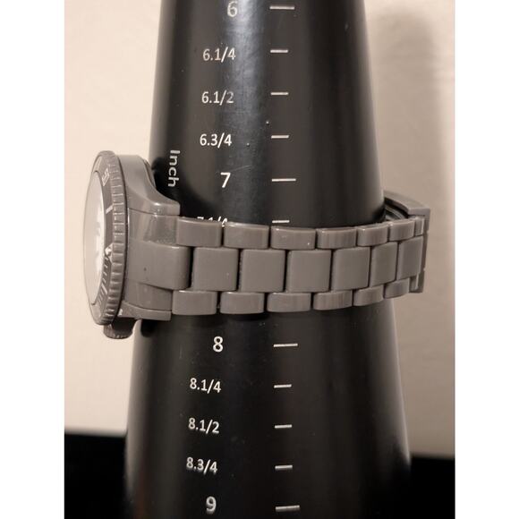 Invicta Angel Lady Swiss Quartz 30 M Water Resistant Model 1213 Dark Gray Watch - Picture 10 of 12